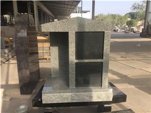 Granite Cremation Roof Top Two Niches Columbarium
