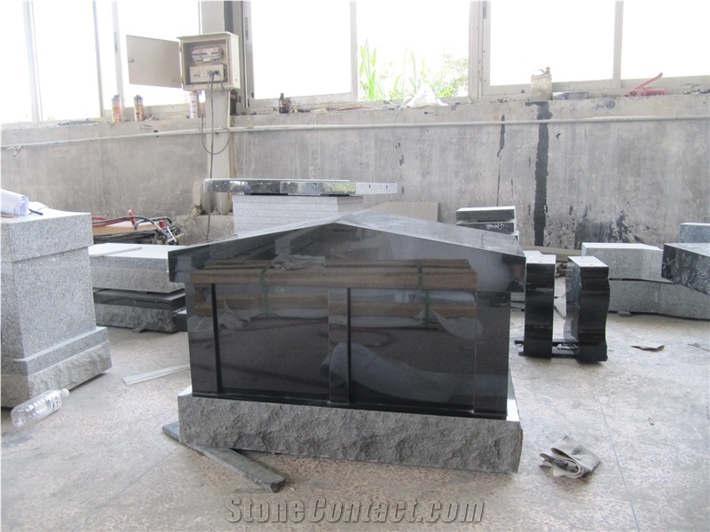 Shanxi Black Granite Cremation Niches