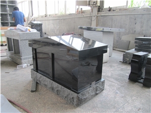 Shanxi Black Granite Cremation Niches