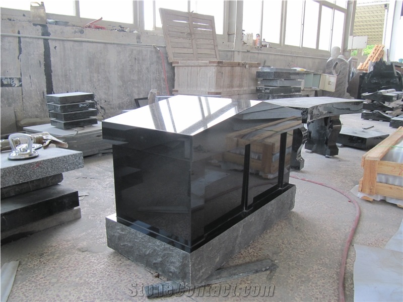 Shanxi Black Granite Cremation Niches