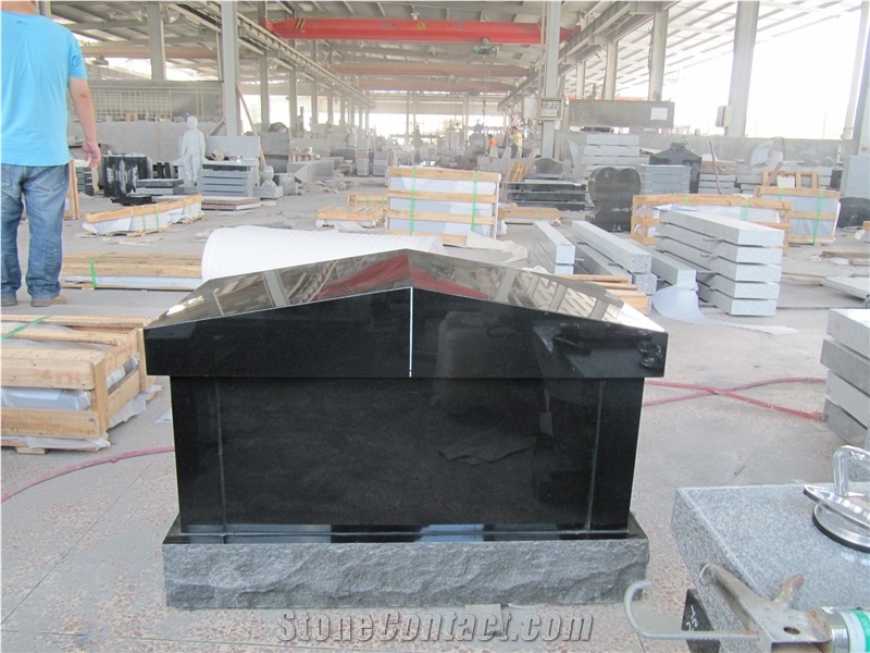 Shanxi Black Granite Cremation Niches