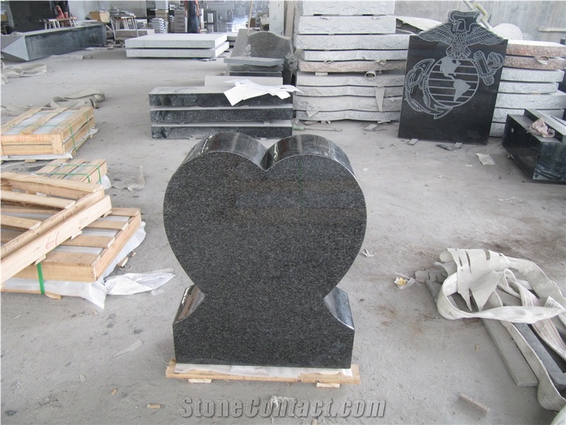 South African Impala Granite Single Heart