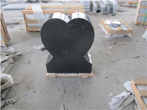 South African Impala Granite Single Heart