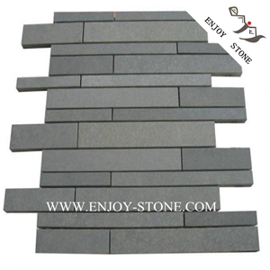 Basalt Brick Mosaic Mosaic Pattern Subway Mosaic