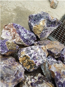 Amethyst Slabs Purple Crystal Semiprecious Stone
