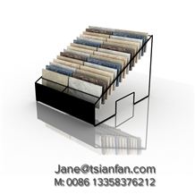 Black Metal Display Rack for Countertop Samples