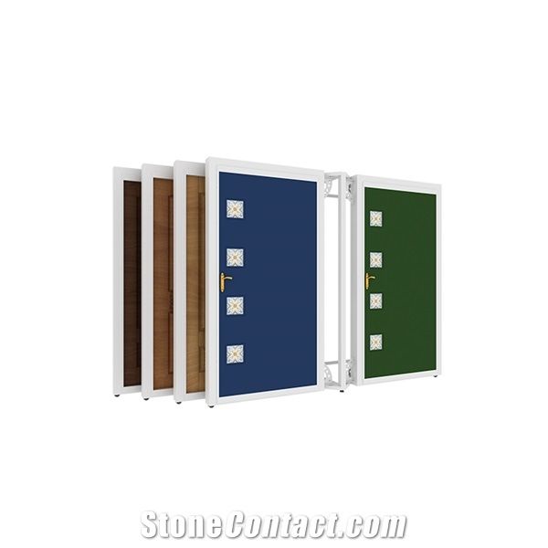 Book Shape Turning Page Door Display Rack Stand
