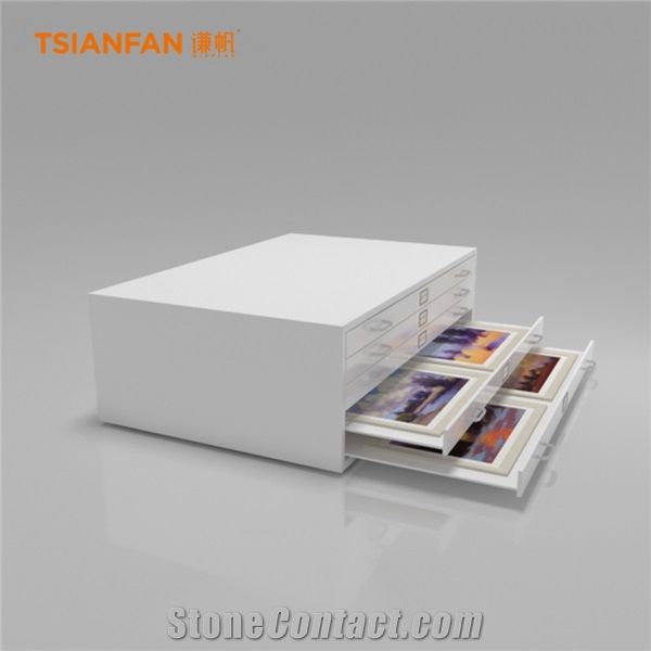 Drawer Ceramic Tile Display Rack