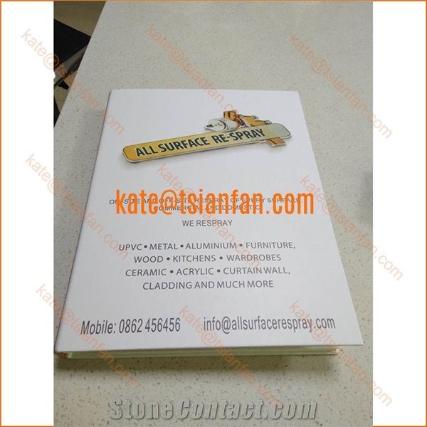 Marble&Granite Stone Display Book With Ring Binder