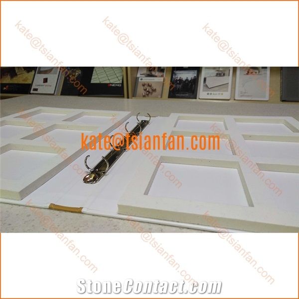 Marble&Granite Stone Display Book With Ring Binder