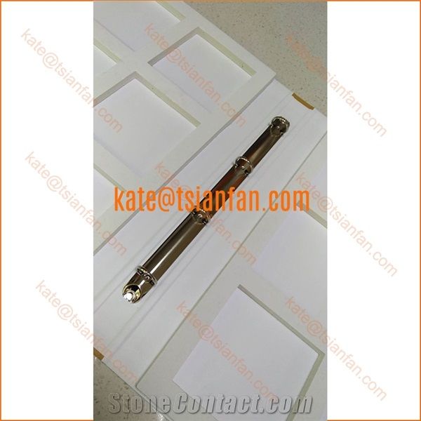 Marble&Granite Stone Display Book With Ring Binder