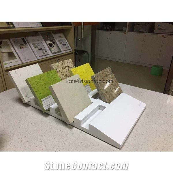 Mdf Countertop Quartz Stone Fair Display Stand