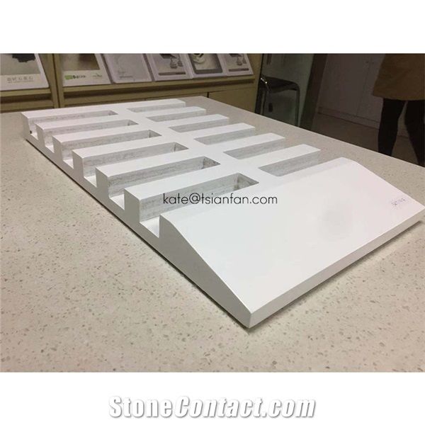 Mdf Countertop Quartz Stone Fair Display Stand