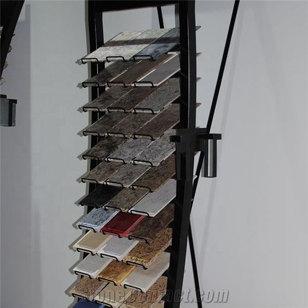 Metal Granite Sample Display for Quartz Stone