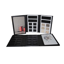Plastic Quartz Stone Solid Surface Sample Folder