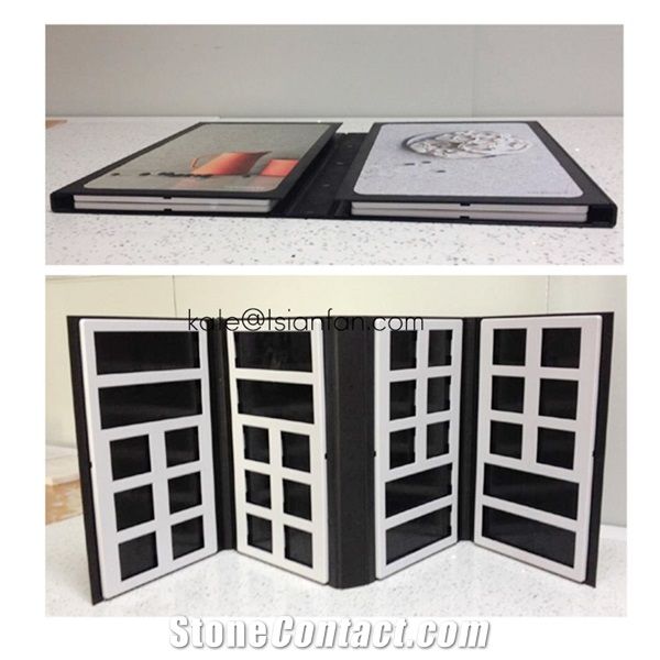 Plastic Quartz Stone Solid Surface Sample Folder