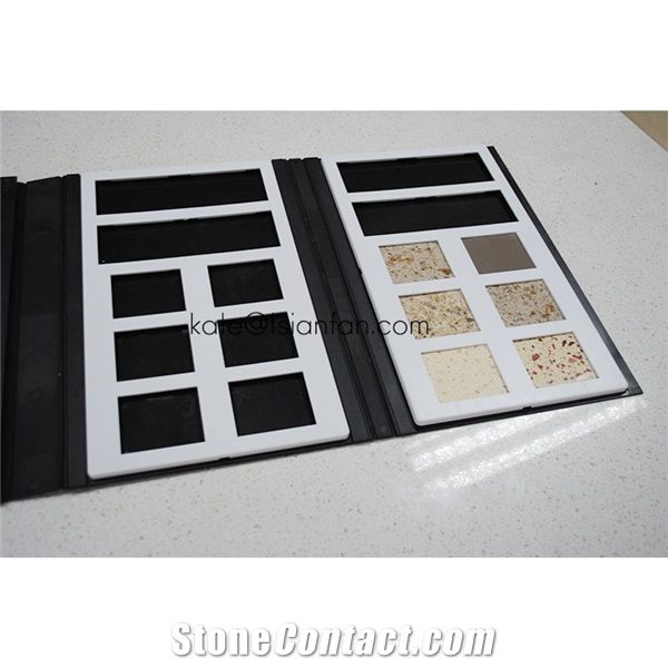 Plastic Quartz Stone Solid Surface Sample Folder