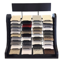 Quartz, Ceramic Tile and Granite Countertops Samples Display Rack