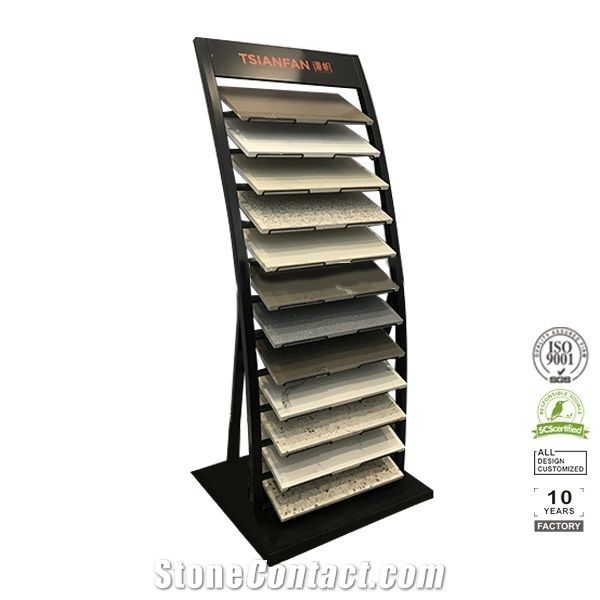 Quartz Stone Display Rack for Marble Granite