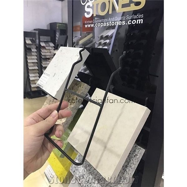 Quartz Stone Sample Wire Display Rack