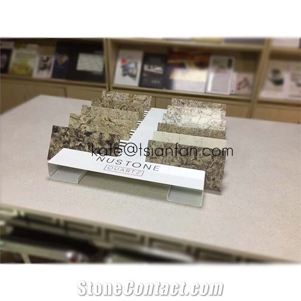 Quartz Stone Tile Countertop Rack Display Stand