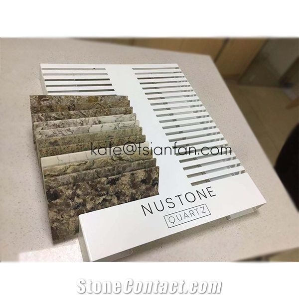Quartz Stone Tile Countertop Rack Display Stand