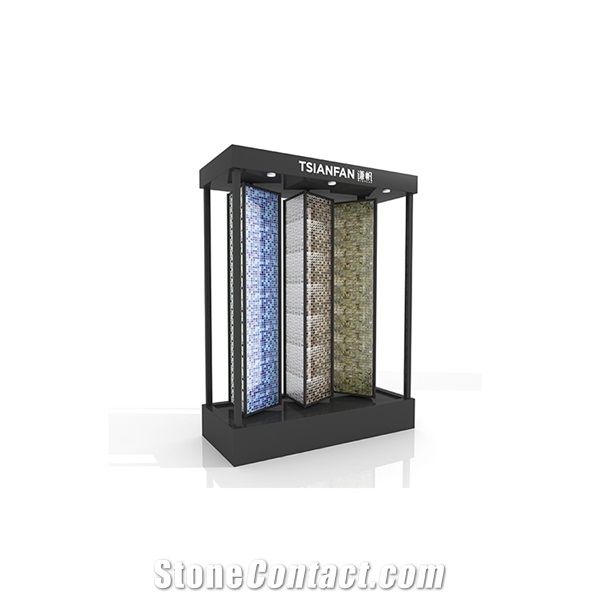 Rotating Mosaic Tile Showroom Display Rack