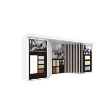 Sliding Porcelain Tile Showroom Display Rack Stand