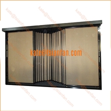Sliding Porcelain Tile Showroom Display Rack Stand