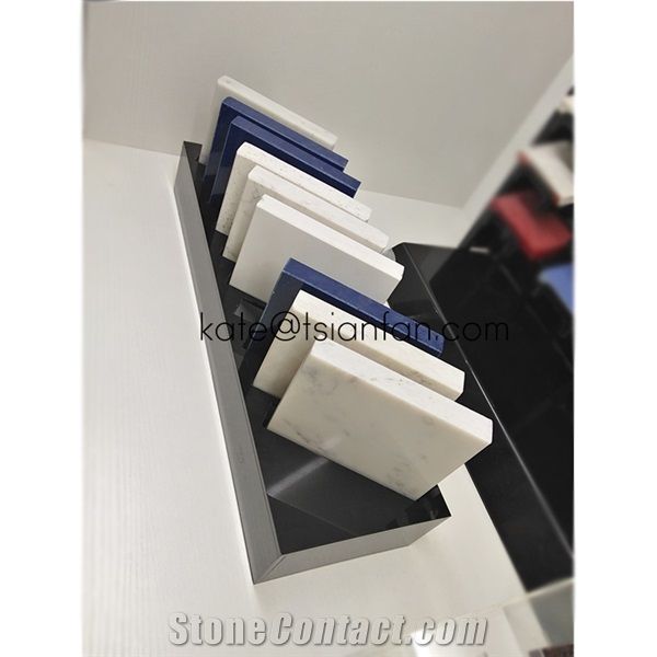 Artificial Solid Surface Quartz Stone Display Stand Box