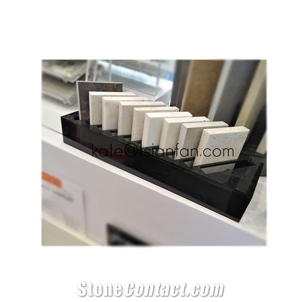 Artificial Solid Surface Quartz Stone Display Stand Box