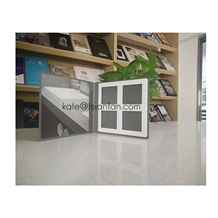 Two Pages Plastic Quartz Stone Sample Booklet