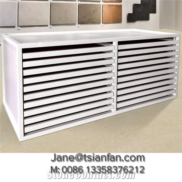 Wall Tile Display Rack for Showroom and Promoting