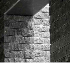 Gray Limestone Split Face Wall Tiles