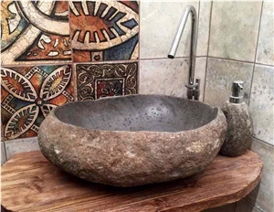 Bathroom Wash Oval Basins, Grey Stone Wash Basin Bathroom Wash Oval Basins, Grey Stone Wash Basin