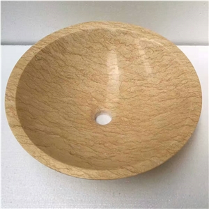 Cream Marble Sinks,Beige Marble Basins,Stone Sinks
