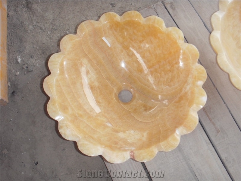 Honey Onyx Sinks,Yellow Honey Onyx Basins