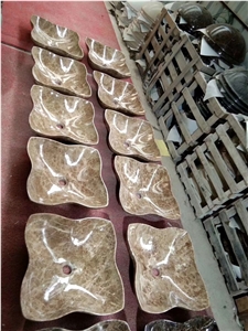 Light Emperadpor Marble Sinks,Light Marble Basins