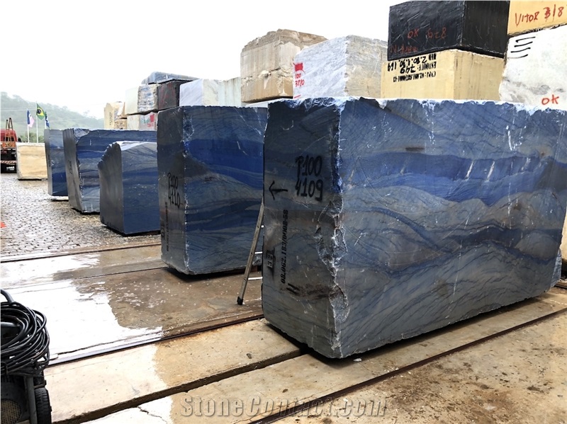 Azul Macaubas Blocks, Brazil Blue Quartzite