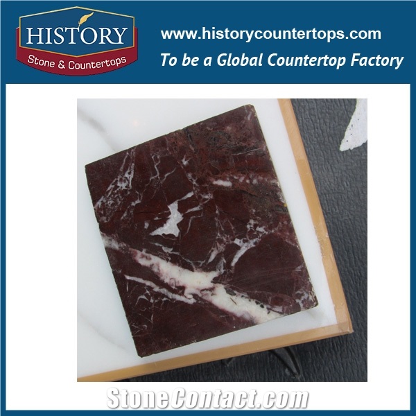 Bordeaux Marble Slabs Rosso Levanto Marble Tiles
