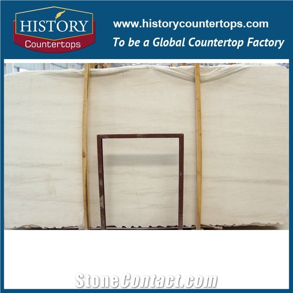 Fine Grains Moca Cream Limestone Slab