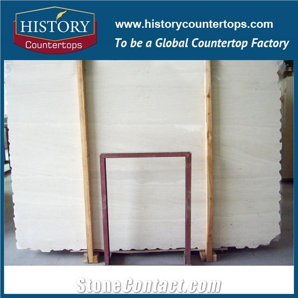 Fine Grains Moca Cream Limestone Slab