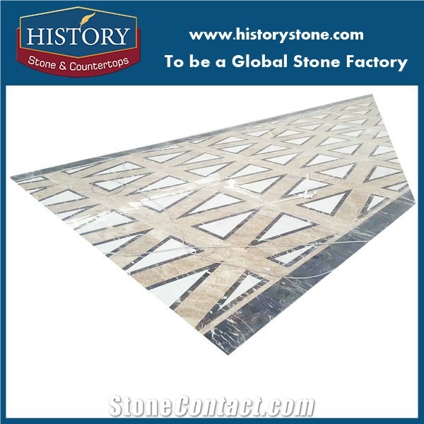 Lobby Decoration Waterjet Marble Pattern
