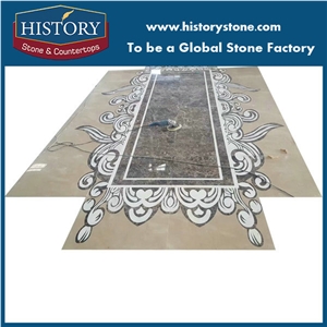 Lobby Decoration Waterjet Marble Pattern