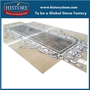 Lobby Decoration Waterjet Marble Pattern