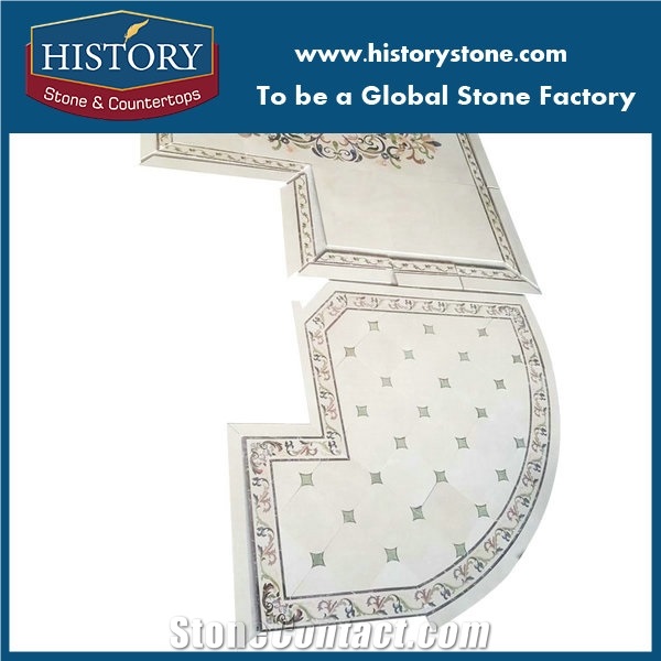 Lobby Decoration Waterjet Marble Pattern