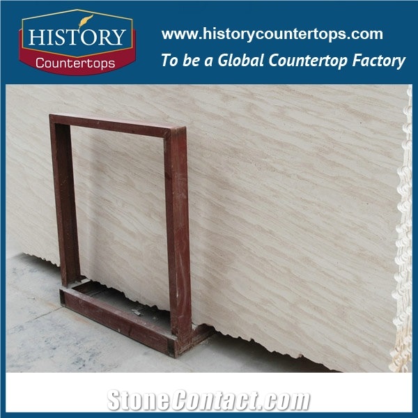 Portugal Limestone Slab Moca Cream Serpeggiante