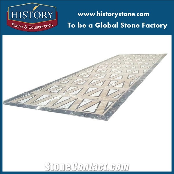 Waterjet Pattern Medallion Tile for Coridor