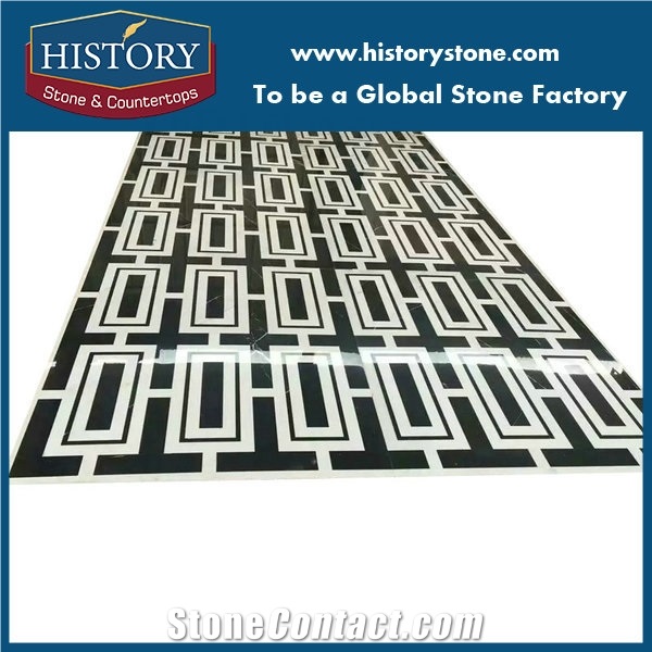 Waterjet Pattern Medallion Tile for Coridor