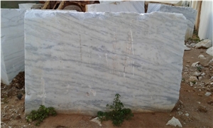 White Marble Rajado Blocks, Brazil White Marble